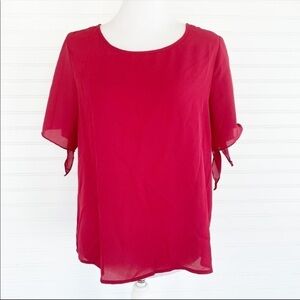 Open cold shoulder Blouse Size Large